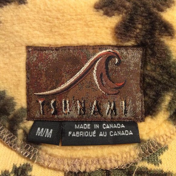 TSUNAMI Canadian-made Fleece vest autumn details Size M - Picture 12 of 12
